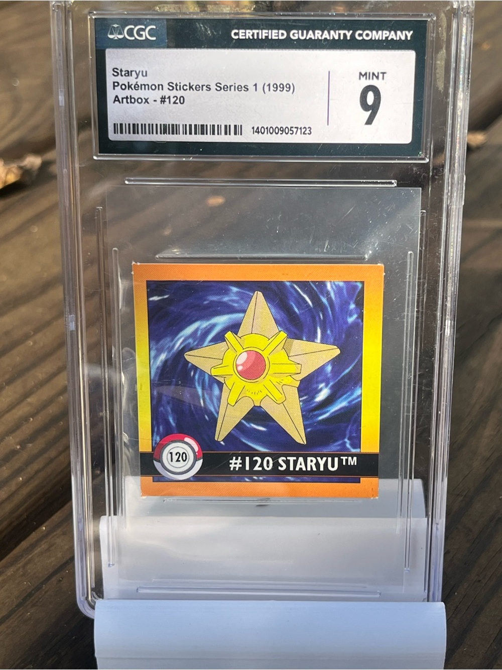 Pokemon Staryu Sticker - Yellow, Orange, Blue